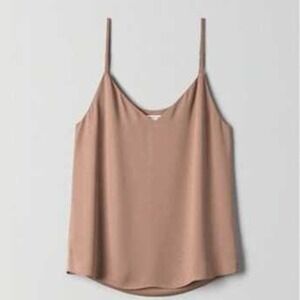 Babaton | NWT Aritzia Everly Camisole Tank Top in Nutmeg Muscade Brown